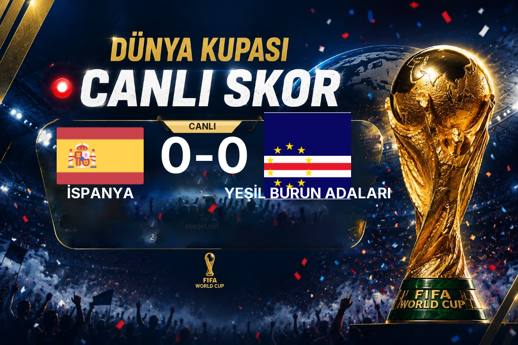 MAÇ BAŞLADI | İspanya - Yeşil Burun Adaları