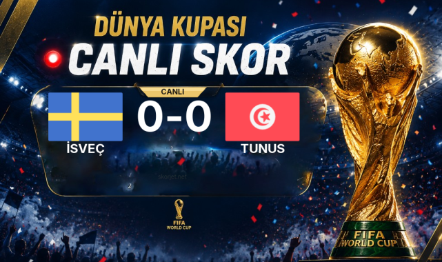 MAÇ BAŞLADI | İsveç - Tunus