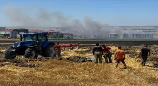 GÜNCELLEME 2 - Silivri'de kırsal alanda çıkan yangın söndürüldü