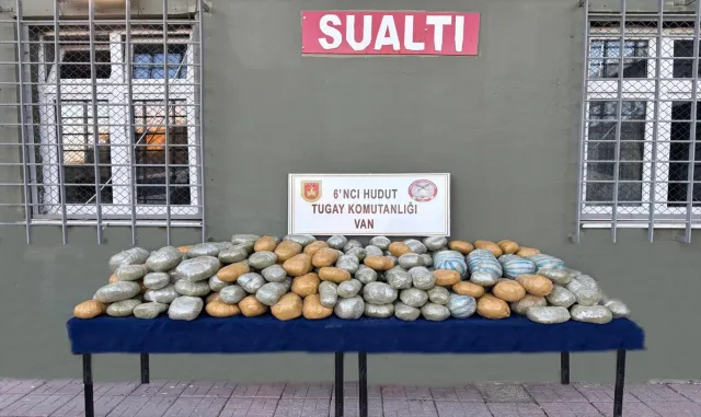 Van'da yaklaşık 291 kilogram uyuşturucu yakalandı