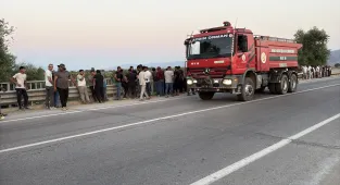 Aydın'da nehirde kaybolan 2 çocuk için arama çalışmaları sürüyor