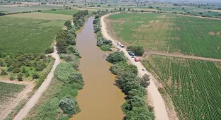 Aydın'da nehirde kaybolan çocuğu arama çalışmaları 3. günde devam ediyor