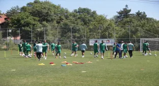 Bursaspor, yeni sezon hazırlıklarını Bolu'da sürdürdü