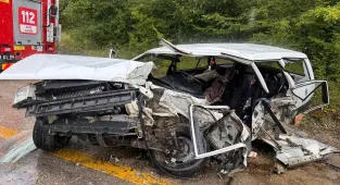 Karabük'te trafik kazasında hayatını kaybeden çiftin cenazeleri toprağa verildi
