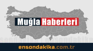 Seydikemer'de yanan ormanlık alan havadan görüntülendi
