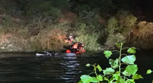 Tunceli'de Munzur Çayı'na düşen otomobilin sürücüsü hastanede yaşamını yitirdi