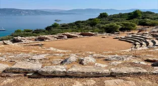 Amos Antik Kenti’nde tarihi mirasın korunması için çalışmalar sürüyor