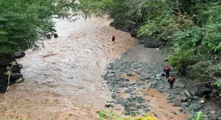 Giresun'da sel sularına kapıldığı değerlendirilen 2 kişi için arama çalışması devam ediyor (GÜNCELLEME)