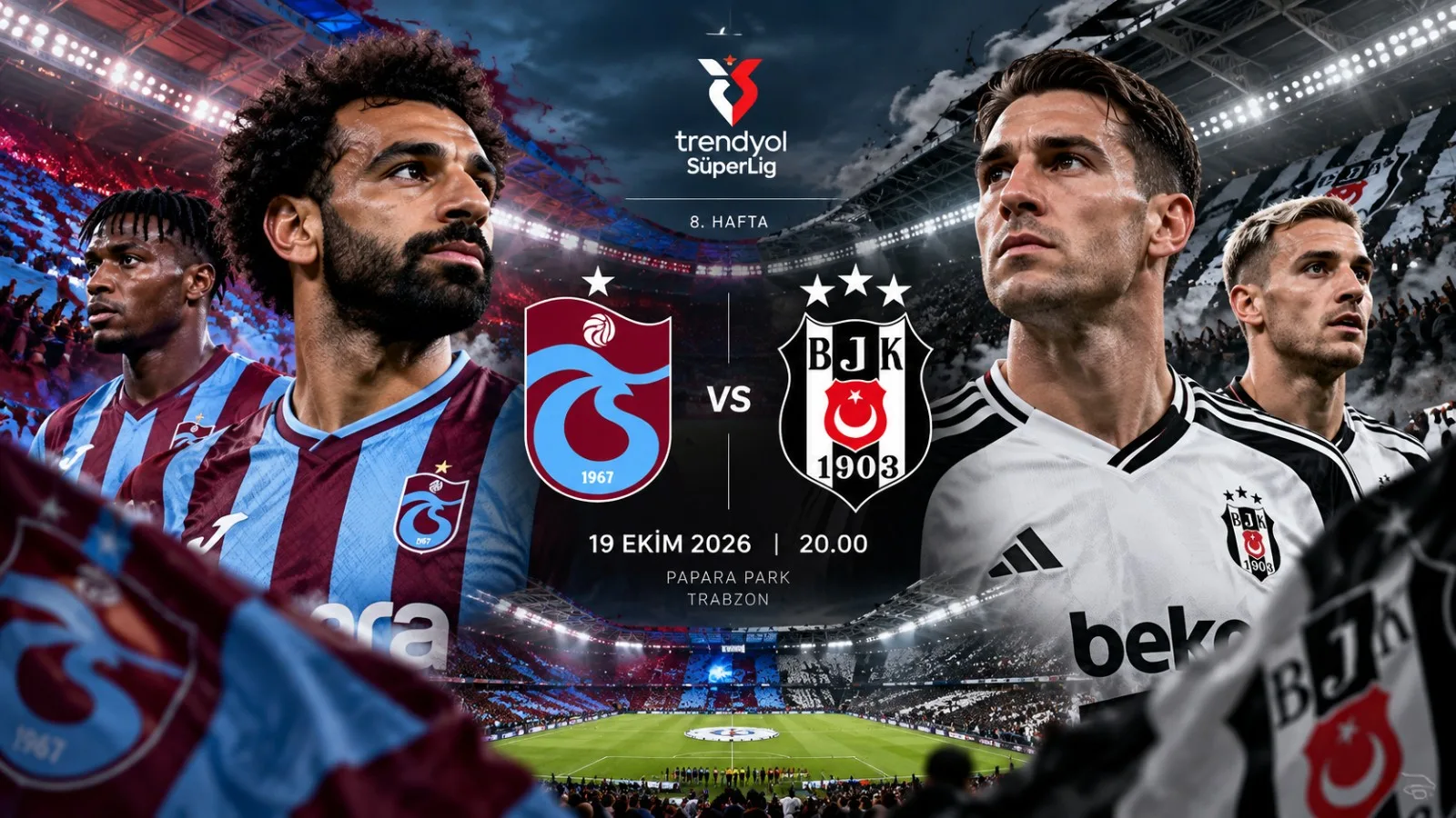 Papara Park’ta Yıldızlar Savaşı! Trabzonspor-Beşiktaş Maçında İlk 11’ler Belli Oldu Papara Park’ta Yıldızlar Savaşı! Trabzonspor-Beşiktaş Maçında İlk 11’ler Belli Oldu